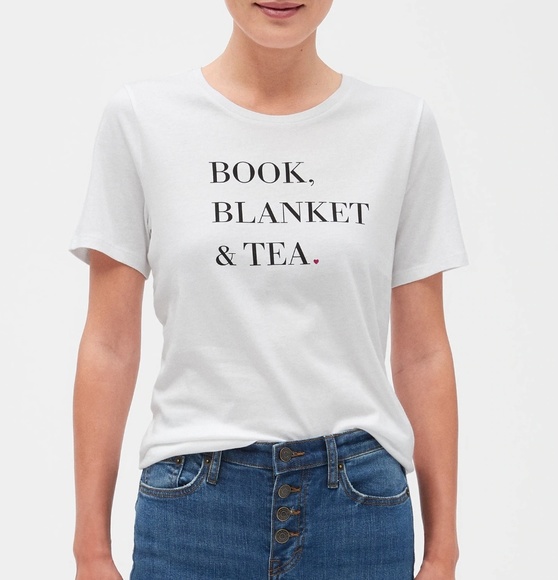 Banana Republic Tops - J. Crew | Book, Blanket & Tea Shirt